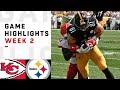 Chiefs vs. Steelers Week 2 Highlights | NFL 2018