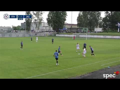 Niespodzianka na inaugurację. SPEC STAL ŁAŃCUT - JKS JAROSŁAW [SKRÓT MECZU] | 4 liga podkarpacka