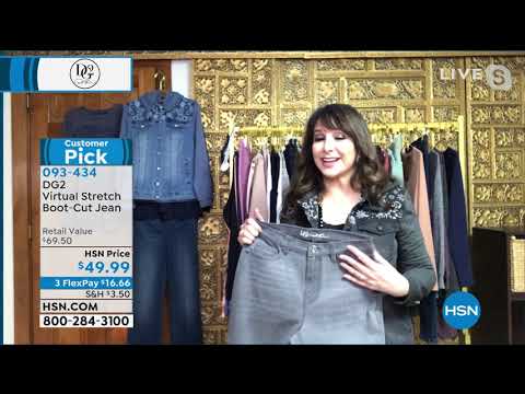 DG2 by Diane Gilman Virtual Stretch BootCut Jean  Basic