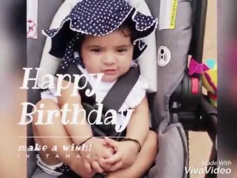 Happy first birthday of aishnoor