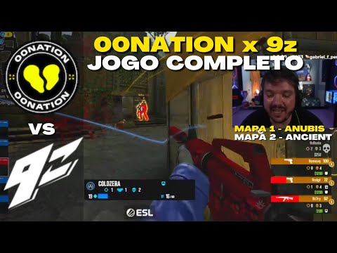 00NATION vs 9Z - JOGO COMPLETO (Mapa 1 e 2) ESL Pro League SA Open Qualifier