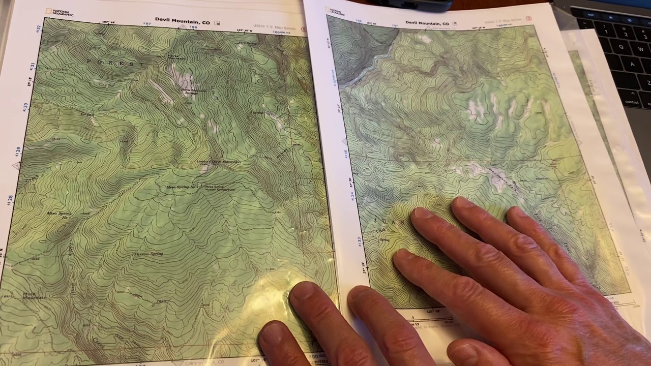 Free USGS maps for hunting/camping and why you need them