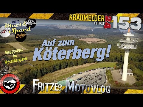 🌄 Off to Köterberg! ✫ Motorcycle tour with Bulldog Gaz, AndyManCam and The Likeable Rider ◙ MV153