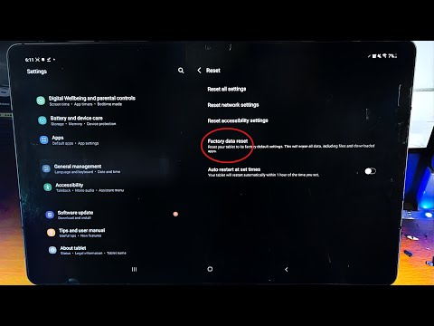 How To Do a Factory Reset on Galaxy Tab S8 / S8 Plus / S8 Ultra | Full Tutorial