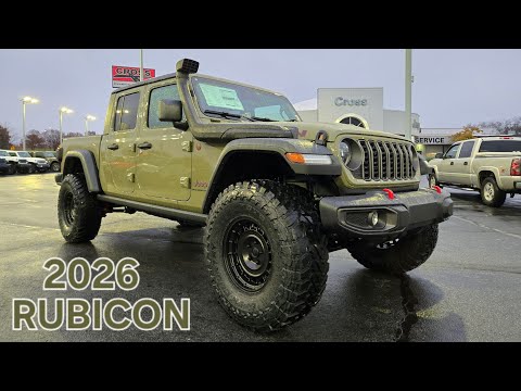 FIRST LOOK: 2026 Jeep Gladiator Rubicon (2" AEV Lift, Nomad Wheels, 37" Tires)