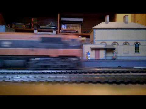 My Old Irish Railway scene