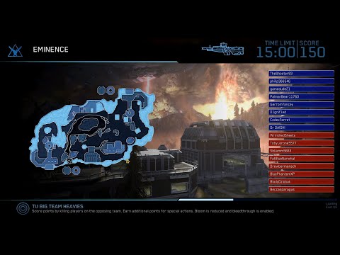 Halo: Reach MCC PC Multiplayer Gameplay - TU Big Team Heavies - Eminence