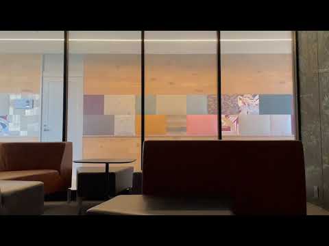 瞬間調光フィルム　施工事例①