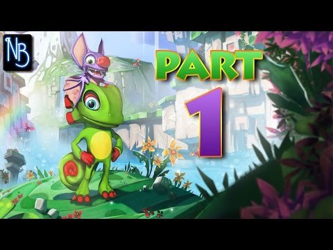 Yooka-Laylee Walkthrough Part 1 No Commentary
