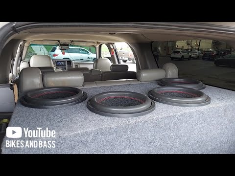 YUKON DENALI HITTING HARD | 4 MASSIVE AUDIO HIPPO 12s #bassdemo