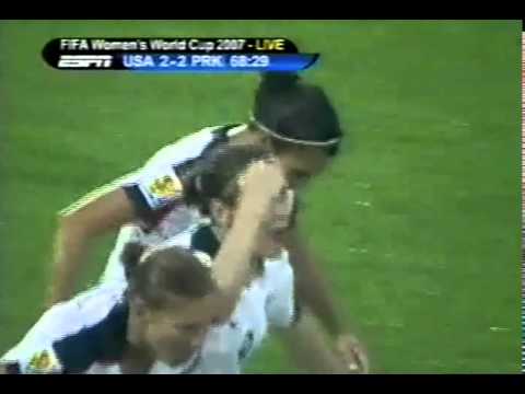 WWC 2007 USAvPRK Heather O'Reilly goal