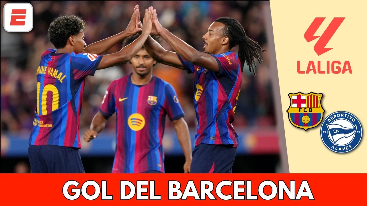 KOUNDÉ SENTENCIÓ GOLEADA del BARCELONA con una ASISTENCIA TOP de LAMINE YAMAL vs. GETAFE | La Liga