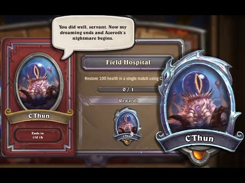 C'Thun Event Task 10: Field Hospital - 100 Healing - Free to Play Guide - Hearthstone Mercs