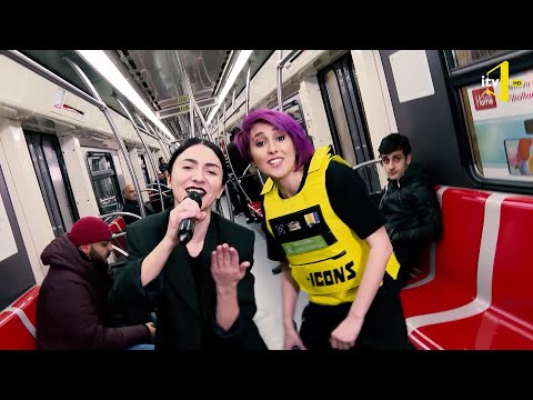 Metroda Dihaj ilə "Eşqini aşağı sal"