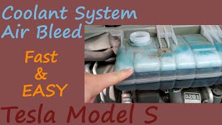 Tesla Coolant System Air Bleed/ Purge Via Service Mode - EASY!