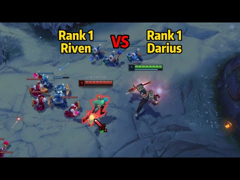 Rank 1 Darius: When Rank 1 Darius Met Rank 1 Riven... *15 Kills*