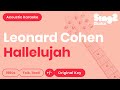 Leonard Cohen - Hallelujah (Acoustic Karaoke)