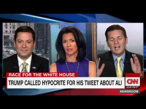 Trump called hypocrite for Muhammad Ali tweet