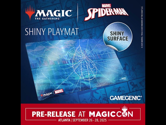 Vídeo relacionado con Gamegenic Magic: The Gathering | Marvel Super Heroes Shiny Playmat - Doom Reigns Supreme, Tapete con Acabado Brillante, 61x35 cm, Bordes Cosidos, Caucho Natural