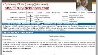 How To Fill Up COL Financial Application Forms, by Manny Viloria
