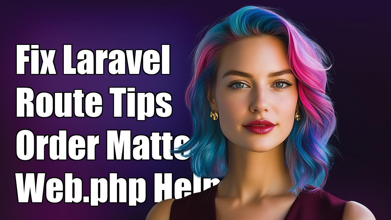 Fixing Laravel Route Issues: Understanding Route Order in web.php