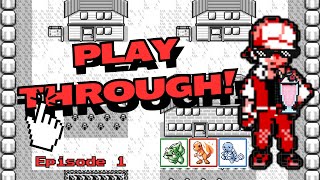 First time playing Pokemon Red! (Episode 1)