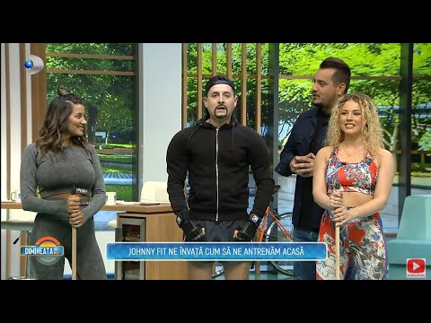 Dimineata cu Noi (31.03.2022) - Johnny Fit ne invata cum sa ne antrenam acasa!