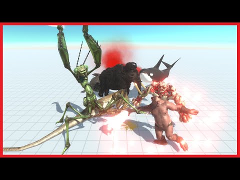 BATTLE ROYAL 7 UNITS - 8 ROUND- ANIMAL REVOLT BATTLE SIMULATOR