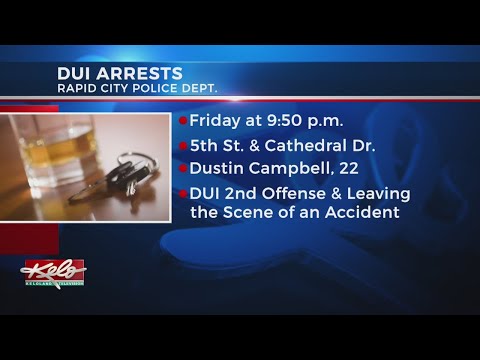Several DUI Arrests Over The Weekend In Rapid City
