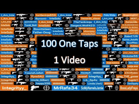 𝟭𝟬𝟬 𝗢𝗻𝗲 𝗧𝗮𝗽𝘀 𝗜𝗻 𝟭 𝗩𝗶𝗱𝗲𝗼 - Rainbow six siege