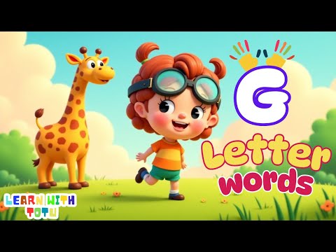 G words in English | G words Phonics | Letter G Vocabulary for Kids