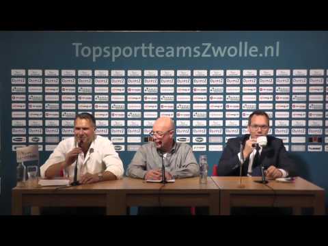 Persconferentie Landstede Basketbal - Donar (6-12-2015)