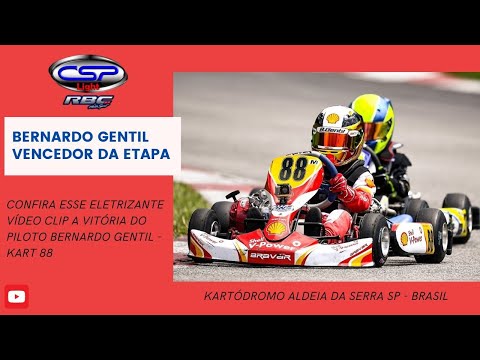 BERNARDO GENTIL - VENCEDOR DA 8ª ETAPA - COPA SP LIGHT DE KART 2017