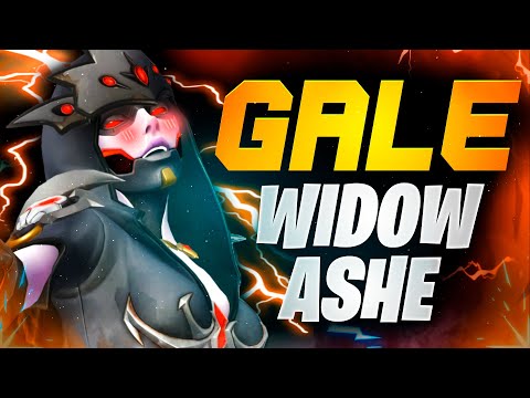 Gale DPS Main Ashe and Widow Gameplay! [ Overwatch Season 34 Top 500 ]