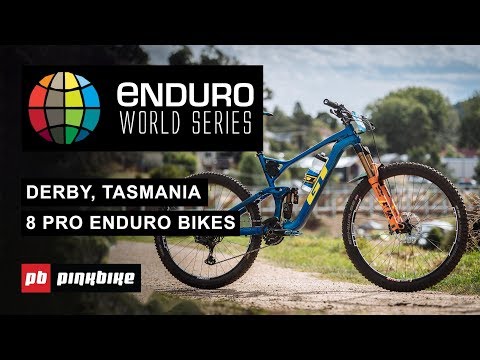 8 Pro Enduro Bikes from EWS Tasmania 2019