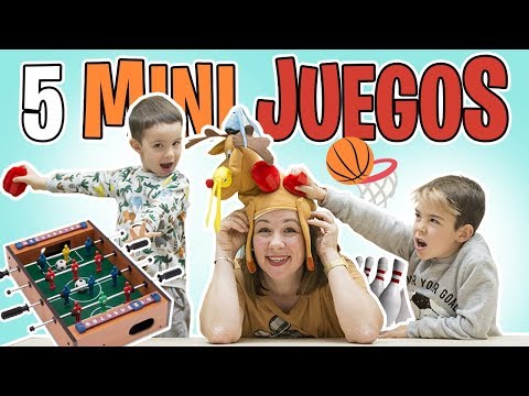 5 MINI JUEGOS de MESA para NIÑOS ¡¡Muy divertidos!! // Familukis