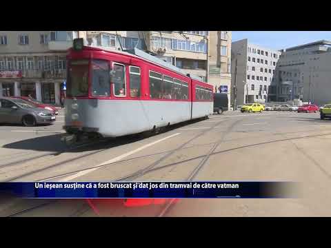 Agresat si coborat cu forta din tramvai