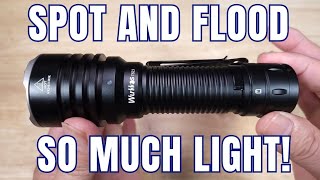 BEST BUDGET EDC FLASHLIGHT! WURKKOS TS23 5000 LUMENS TACTICAL POWERHOUSE UNDER $40!