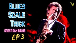 Blues Scale trick as played by David Sanborn | Great Sax Solos Episode 3
