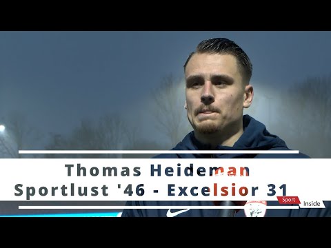 interview Thomas Heideman Sportlust 46 - Excelsior 31