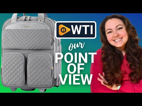 Underseat Carry On Luggage with Wheels - WTI product video review