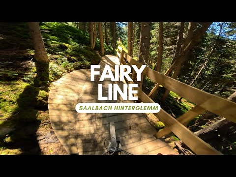 Fairy Line Bikepark Saalbach Hinterglemm full run POV RAW Austria