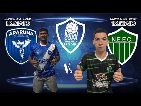 Copa ArarunaTV de Futsal - oitavas de final: Araruna Futsal Vs Nova Esperança - 12/05/2022