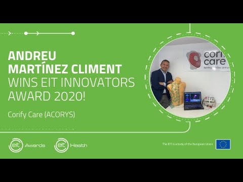 Andreu Martínez Climent - EIT INNOVATORS Award 2020 winner