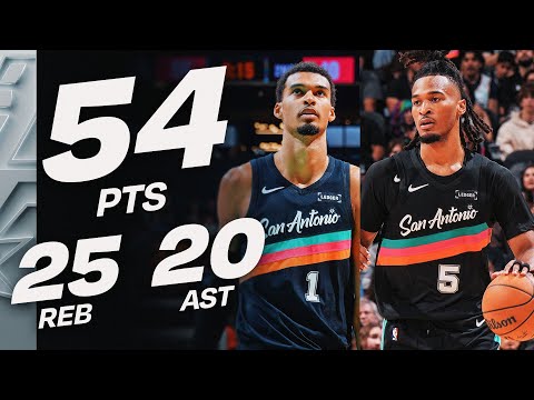 Wemby (31 PTS) & Castle (23 PTS) Both Record TRIPLE-DOUBLES! | November 12, 2025