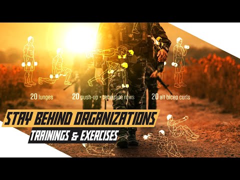 Stay Behind Organizations: Training and Exercises