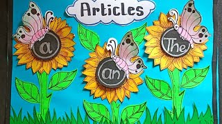 ARTICLES || ENGLISH TLM || TLM for primary school
