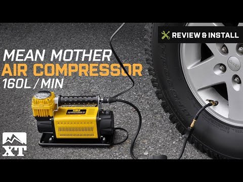 Jeep Wrangler Mean Mother Air Compressor - 160L/MIN (1987-2017 YJ, TJ, JK) Review & Install