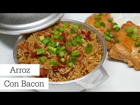 ARROZ CON BACON Y CEBOLLA | ARROZ GRIEGO