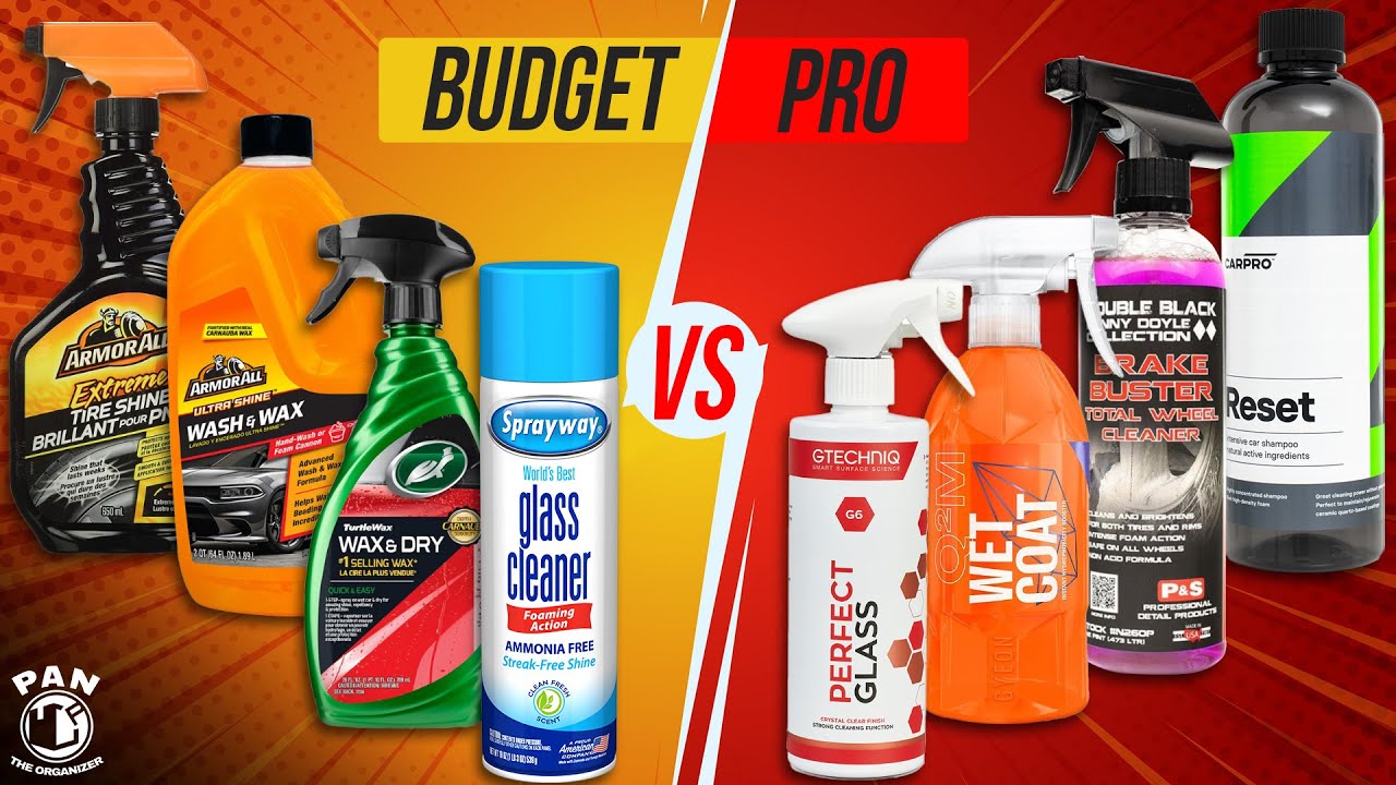 Budget vs  Pro: Can Cheap Car Detailing Products Make Your Car Shine?
